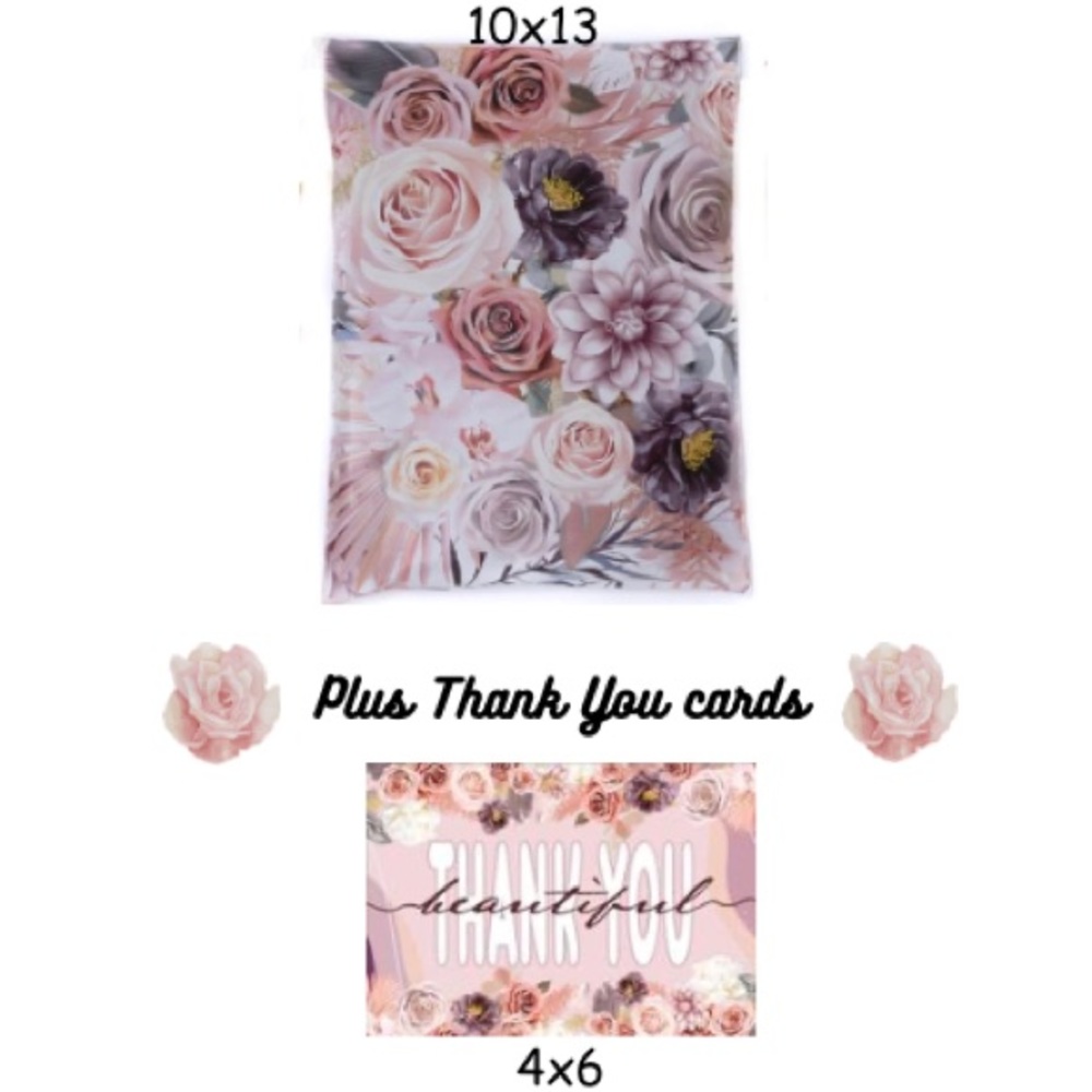 10x13 poly mailers 10 mailers and 10 cards